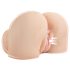 PDX Elite - 2i1 sugende & vibrerende masturbator (natur)
