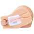 PDX Elite - 2i1 sugende & vibrerende masturbator (natur)