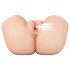 PDX Elite - 2i1 sugende & vibrerende masturbator (natur)