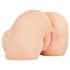PDX Elite - Vibrerende 2-i-1 masturbator (naturlig)