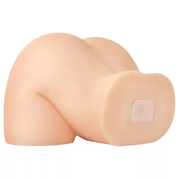 PDX Elite - vibratorisk 2i1 masturbator - natur