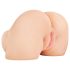 PDX Elite - Vibrerende 2-i-1 masturbator (naturlig)