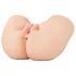 PDX Elite - vibratorisk 2i1 masturbator - natur