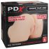 PDX Elite - Vibrerende 2-i-1 masturbator (naturlig)