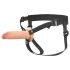 X-TENSION Elite - hul dildo til opstrapning (naturlig)