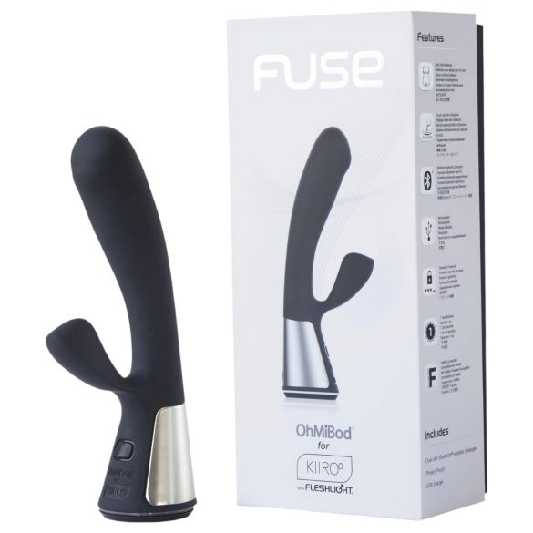 Fleshlight OHMIBOD Kiiroo - smart klitorisvibrator med arm (sort)