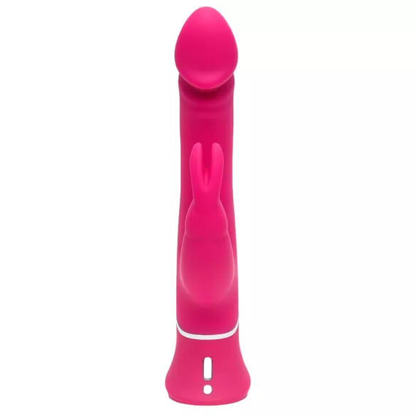 Happyrabbit - rabbit vibrator med klitorisarm - vandtæt silikone pink