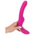 Strepless Strap-On - pink strap-on vibrator