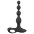 Black Velvet - perlebesat anal vibrator (sort)