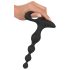 Black Velvet - perlebesat anal vibrator (sort)