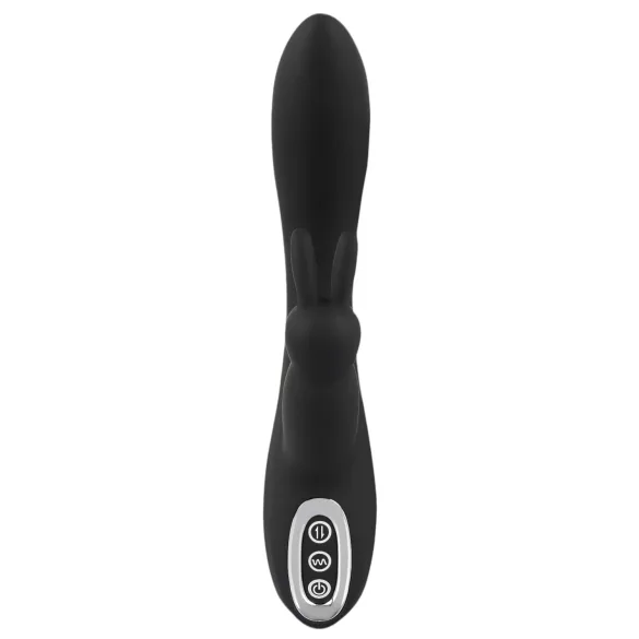 SMILE Triple - vibrator med 3 arme - genopladelig, vandtæt - sort