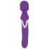 Javida Wand & Pearl - 2-i-1 massagevibrator (lilla)