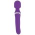 Javida Wand & Pearl - 2-i-1 massagevibrator (lilla)