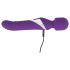 Javida Wand & Pearl - 2-i-1 massagevibrator (lilla)