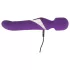 Javida - wand vibrator og perlevibrator - 2i1 massage - lilla