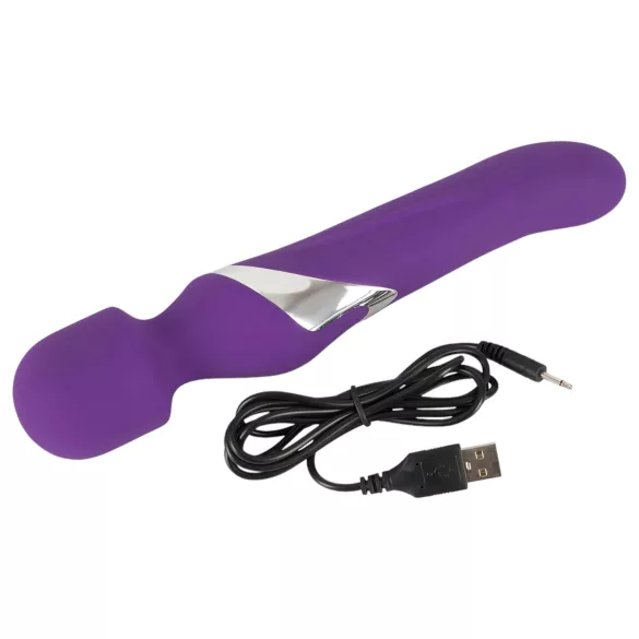Javida - wand vibrator og perlevibrator - 2i1 massage - lilla