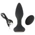 ANOS - roterende perlevibrator til analsex (sort)