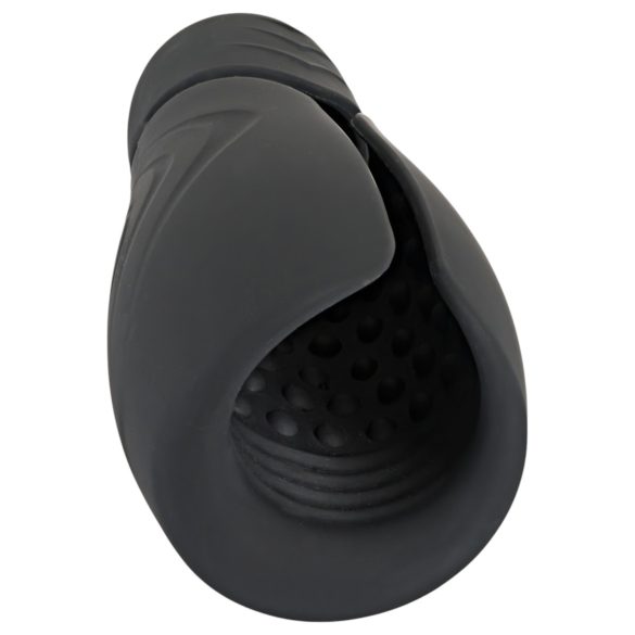 Rebel - genopladelig vandtæt penishoved vibrator (sort)