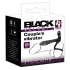 Black Velvets - vibrator og penisring - genopladelig 2i1 - sort