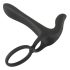Sort Velvet - 2i1 Partner-Vibrator & Penisring