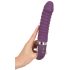 SMILE Soft - genopladelig opvarmet vibrator (lilla)