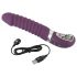 SMILE Soft - genopladelig opvarmet vibrator (lilla)