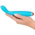 Cuties Mini - genopladelig, vandtæt G-punkt vibrator (turkis)