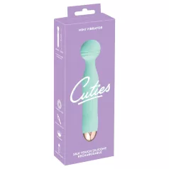   Cuties Mini Wand - genopladelig, vandtæt masserende vibrator (grøn)