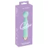 Cuties Mini Wand - genopladelig, vandtæt masserende vibrator (grøn)