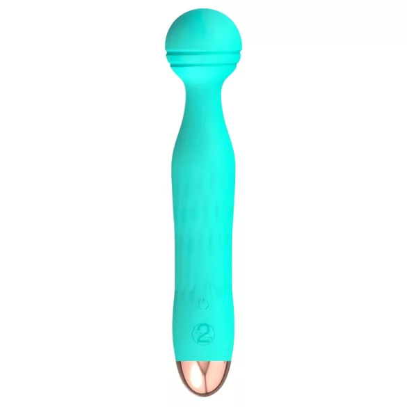 Cuties Mini Wand - genopladelig, vandtæt masserende vibrator (grøn)