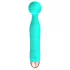 Cuties Mini Wand - genopladelig, vandtæt masserende vibrator (grøn)