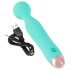 Cuties Mini Wand - genopladelig vandtæt vibrator (grøn)