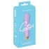 Cuties Mini - vibrator - genopladelig, vandtæt, rillet - lilla