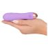 Cuties Mini - genopladelig, vandtæt gittervibrator (lilla)
