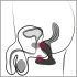 Svakom Vick Neo - opladelig VR anal vibrator (sort)