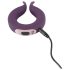 Couples Choice - opladelig, 2-motors penisring (lilla)