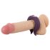 Couples Choice - opladelig, 2-motors penisring (lilla)