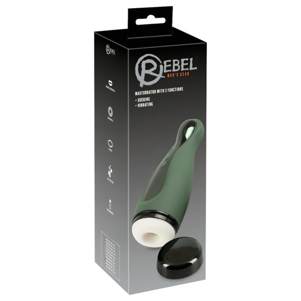 Rebel 2 Funktion - Genopladelig Sugende og Vibrerende Masturbator
