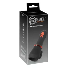 Rebel - penisvibrator med 2 motorer - genopladelig - sort