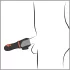 Rebel - penisvibrator med 2 motorer - genopladelig - sort