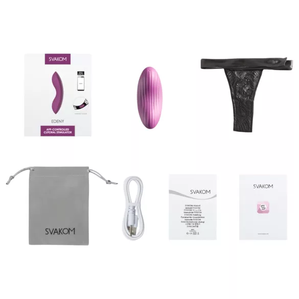 Svakom Edeny - App-styret trussevibrator (lilla)