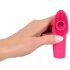SMILE Licking - bølge- og tungebevægelse finger-vibrator (pink)