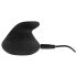 Rebel 2-i-1 – genopladelig, trådløs analvibrator med penisring (sort)