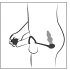 Rebel 2-i-1 – genopladelig, trådløs analvibrator med penisring (sort)