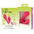 SMILE Panty - genopladelig, trådløs 2-i-1 vibrator (pink)