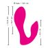 SMILE Panty - genopladelig, trådløs 2-i-1 vibrator (pink)