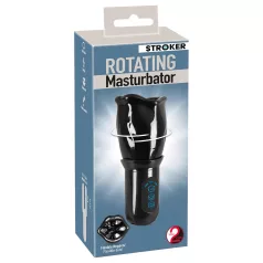 STROKER - roterende masturbator - opladelig - sort