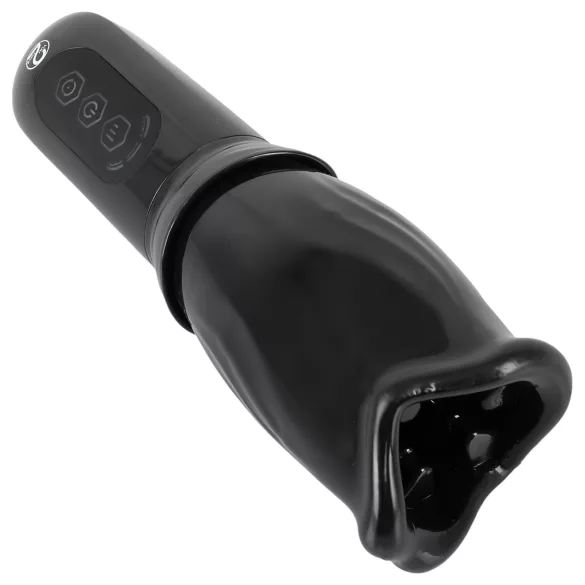You2Toys - STROKER Rotating - genopladelig, roterende kunstig mund-masturbator (sort)