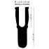 You2Toys - STROKER Rotating - genopladelig, roterende kunstig mund-masturbator (sort)