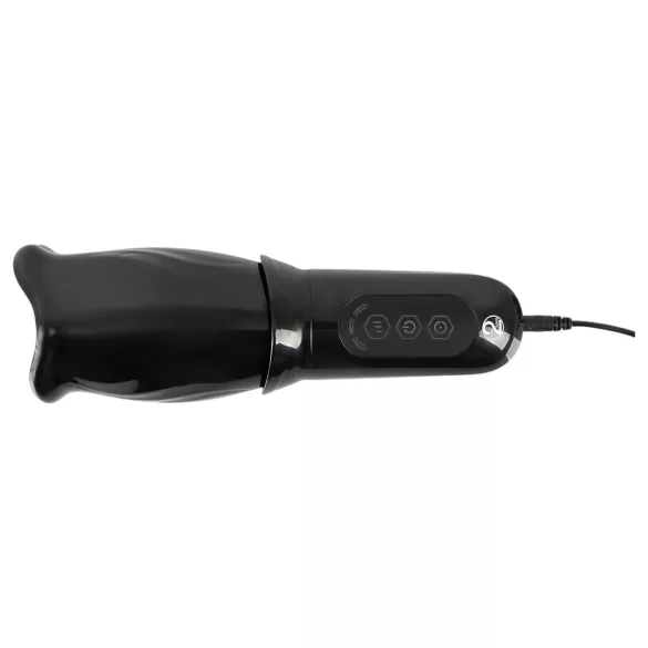 You2Toys - STROKER Rotating - genopladelig, roterende kunstig mund-masturbator (sort)